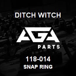 118-014 Ditch Witch SNAP RING | AGA Parts