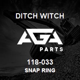 118-033 Ditch Witch SNAP RING | AGA Parts