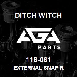 118-061 Ditch Witch EXTERNAL SNAP R | AGA Parts