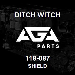 118-087 Ditch Witch SHIELD | AGA Parts