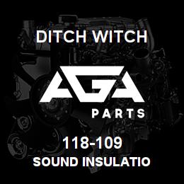 118-109 Ditch Witch SOUND INSULATIO | AGA Parts