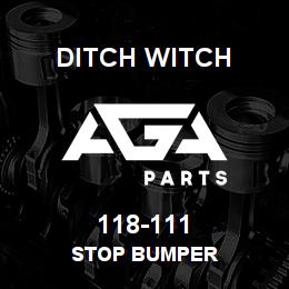118-111 Ditch Witch STOP BUMPER | AGA Parts