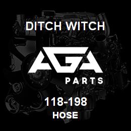 118-198 Ditch Witch HOSE | AGA Parts