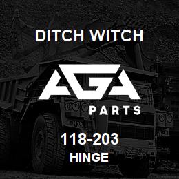 118-203 Ditch Witch HINGE | AGA Parts