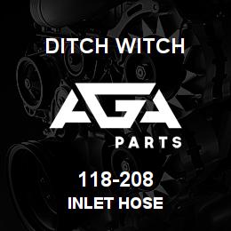 118-208 Ditch Witch INLET HOSE | AGA Parts