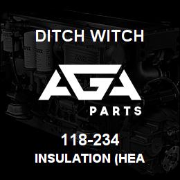 118-234 Ditch Witch INSULATION (HEA | AGA Parts