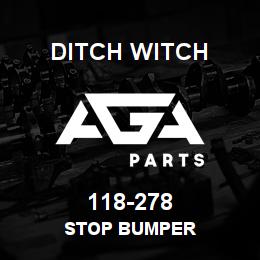 118-278 Ditch Witch STOP BUMPER | AGA Parts