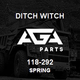 118-292 Ditch Witch SPRING | AGA Parts