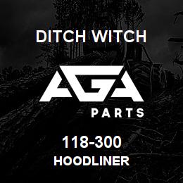 118-300 Ditch Witch HOODLINER | AGA Parts