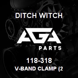 118-318 Ditch Witch V-BAND CLAMP (2 | AGA Parts