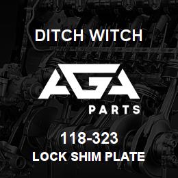 118-323 Ditch Witch LOCK SHIM PLATE | AGA Parts