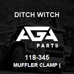 118-345 Ditch Witch MUFFLER CLAMP ( | AGA Parts