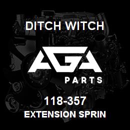 118-357 Ditch Witch EXTENSION SPRIN | AGA Parts