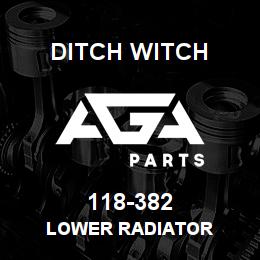 118-382 Ditch Witch LOWER RADIATOR | AGA Parts