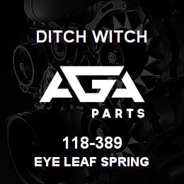 118-389 Ditch Witch EYE LEAF SPRING | AGA Parts