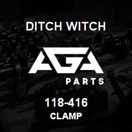 118-416 Ditch Witch CLAMP | AGA Parts