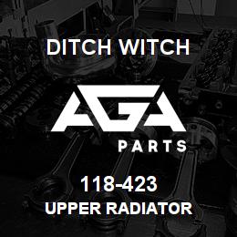 118-423 Ditch Witch UPPER RADIATOR | AGA Parts