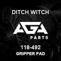 118-492 Ditch Witch GRIPPER PAD | AGA Parts