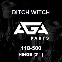 118-500 Ditch Witch HINGE (3" ) | AGA Parts