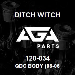 120-034 Ditch Witch QDC BODY (08-06 | AGA Parts