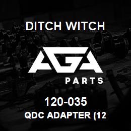 120-035 Ditch Witch QDC ADAPTER (12 | AGA Parts