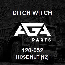 120-052 Ditch Witch HOSE NUT (12) | AGA Parts