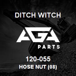 120-055 Ditch Witch HOSE NUT (08) | AGA Parts