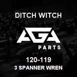 120-119 Ditch Witch 3 SPANNER WREN | AGA Parts