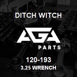 120-193 Ditch Witch 3.25 WRENCH | AGA Parts