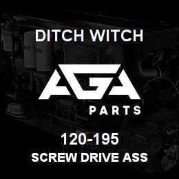 120-195 Ditch Witch SCREW DRIVE ASS | AGA Parts