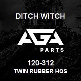 120-312 Ditch Witch TWIN RUBBER HOS | AGA Parts