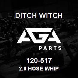 120-517 Ditch Witch 2.0 HOSE WHIP | AGA Parts