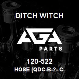 120-522 Ditch Witch HOSE (QDC-B-2- C. | AGA Parts