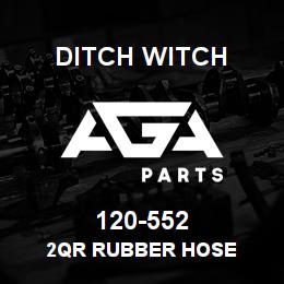 120-552 Ditch Witch 2QR RUBBER HOSE | AGA Parts