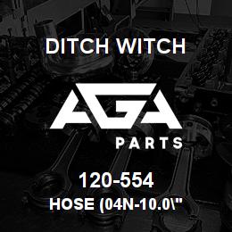 120-554 Ditch Witch HOSE (04N-10.0" | AGA Parts