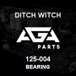 125-004 Ditch Witch BEARING | AGA Parts