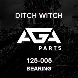 125-005 Ditch Witch BEARING | AGA Parts