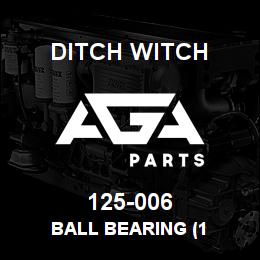 125-006 Ditch Witch BALL BEARING (1 | AGA Parts
