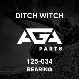 125-034 Ditch Witch BEARING | AGA Parts