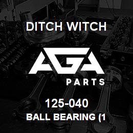 125-040 Ditch Witch BALL BEARING (1 | AGA Parts