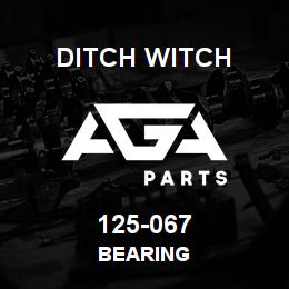 125-067 Ditch Witch BEARING | AGA Parts
