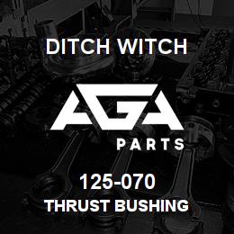 125-070 Ditch Witch THRUST BUSHING | AGA Parts