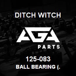125-083 Ditch Witch BALL BEARING (. | AGA Parts