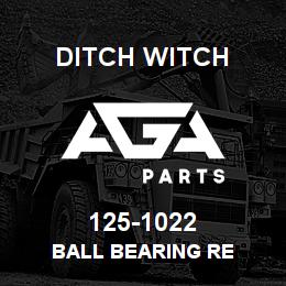 125-1022 Ditch Witch BALL BEARING RE | AGA Parts