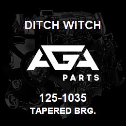 125-1035 Ditch Witch TAPERED BRG. | AGA Parts