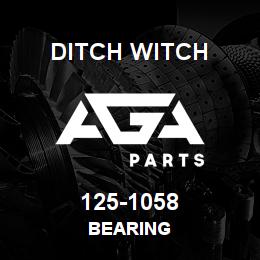 125-1058 Ditch Witch BEARING | AGA Parts