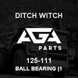 125-111 Ditch Witch BALL BEARING (1 | AGA Parts