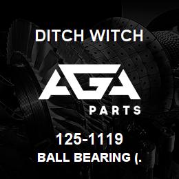 125-1119 Ditch Witch BALL BEARING (. | AGA Parts