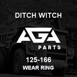 125-166 Ditch Witch WEAR RING | AGA Parts