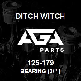 125-179 Ditch Witch BEARING (3" ) | AGA Parts